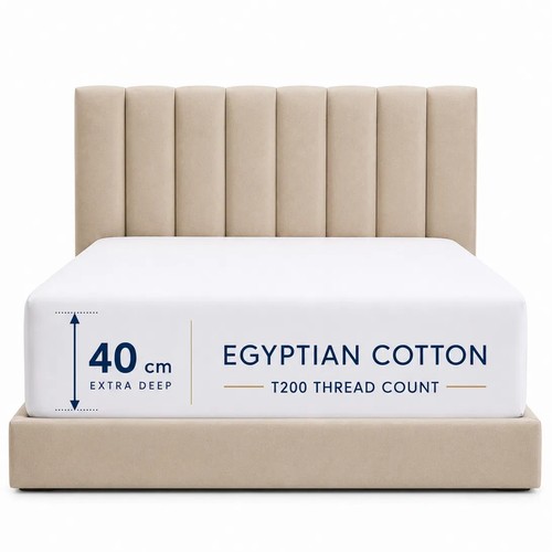 Fitted sheet egyptian cotton - fitted,