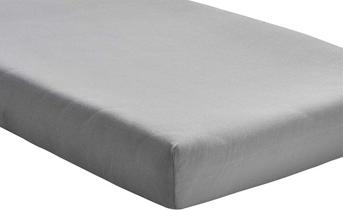 Grey jersey fitted sheet - grey,