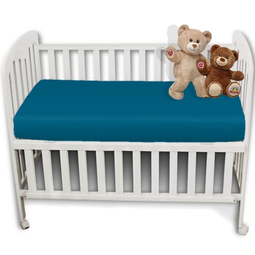 Baby cot fitted sheet 60x120cm - baby,