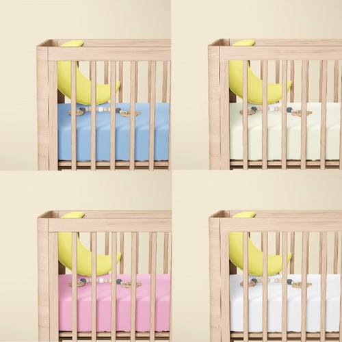 Cot fitted sheet 120x60cm 100 - sheet,