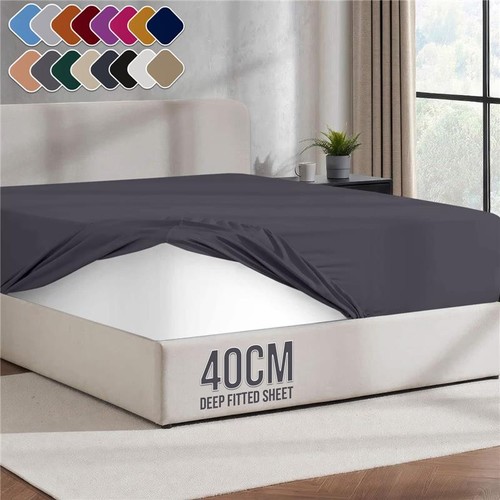 Fitted sheet 40cm extra deep - fitted,