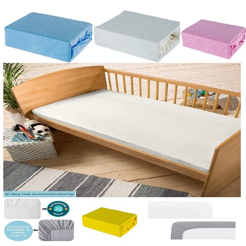Cot bed fitted sheet - x,