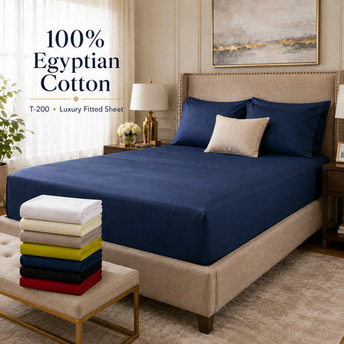 Fitted sheets tc200 egyptian - tc200,