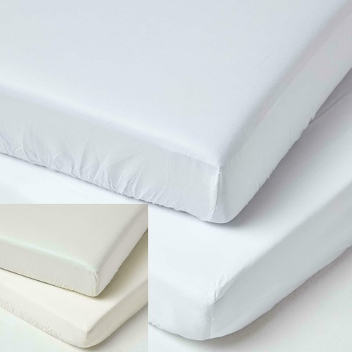 Cot bed fitted sheet - fitted,