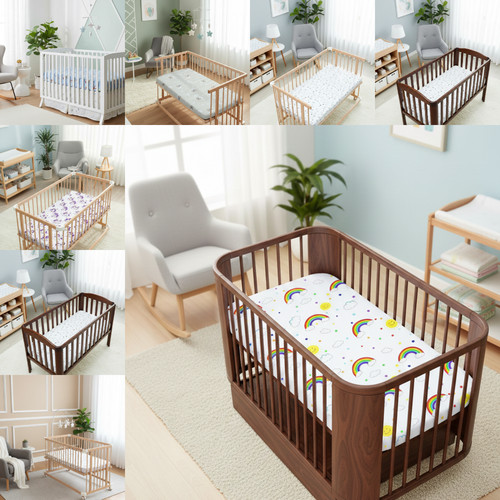 Cot bed fitted sheets - cot,