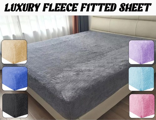 Teddy fleece extra deep fitted - teddy,