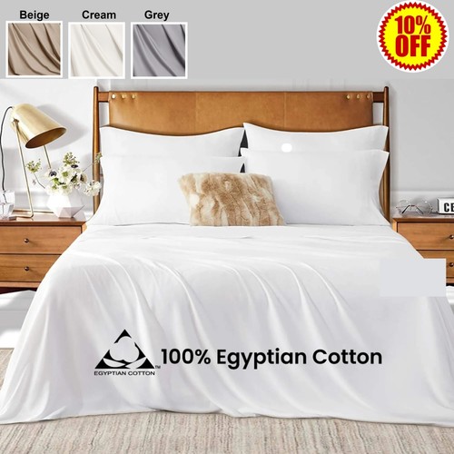 100 egyptian cotton flat - 100%,