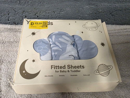 Space theme cotton fitted - space,
