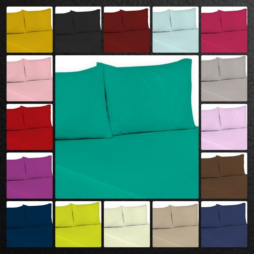 Flat sheets polycotton - sheets, plain